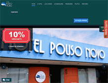 Tablet Screenshot of hotelpousonovo.com.br